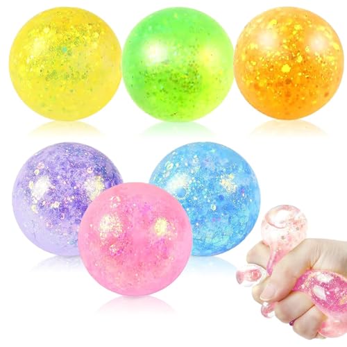 Mshepoi Stressball Kinder Set 6 Stück – Antistressball Kinder & Erwachsene, Buntes Knautschball Sensorik Spielzeug für Schule, Büro, Therapie Mshepoi Stressball Kinder Set 6 Stück – Antistressball Kinder & Erwachsene, Buntes Knautschball Sensorik Spielzeug für Schule, Büro, Therapie von Mshepoi