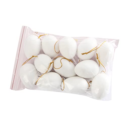 DIY -Malerei Ei 12pcs weiße künstliche Eier mit Seil Osterdekoration Kinder Spielzeug hängende Ostereier DIY -Malerei Ei 12pcs weiße künstliche Eier mit Seil Osterdekoration Kinder Spielzeug hängende Ostereier von Mskmnkot
