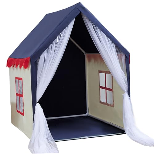 Kinderzelt 49x39x51inch Indoor -Spielzelt für Kinder atmungsaktives Spielhaus mit Fenstern und weißem Mesh Dooor für Geschenk Kinderzelt 49x39x51inch Indoor -Spielzelt für Kinder atmungsaktives Spielhaus mit Fenstern und weißem Mesh Dooor für Geschenk von Mskmnkot