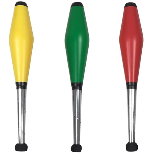 Mskmnkot 3pcs jonglieren Bälle für Jonglierclubs 16, 5x2, 8 '' eingängige Pins leichte Stöcke für die Förderung der Hand-Auge-Koordination und -konzentration Mskmnkot 3pcs jonglieren Bälle für Jonglierclubs 16, 5x2, 8 '' eingängige Pins leichte Stöcke für die Förderung der Hand-Auge-Koordination und -konzentration von Mskmnkot