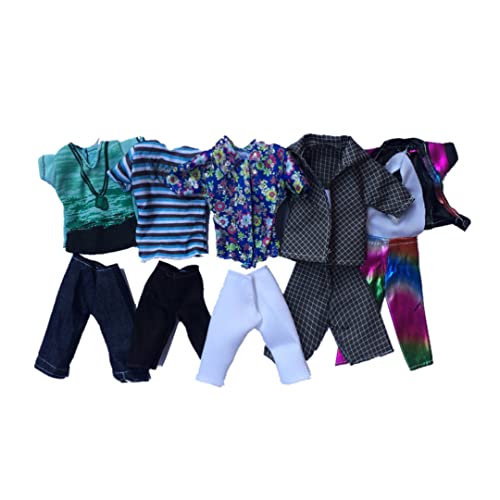 Mskmnkot Boy Doll Kleidung Doll Spielzeug -Outfit Sommer -Sport -Shirts Shorts für 32 cm zufälligen Stil 5Set Mskmnkot Boy Doll Kleidung Doll Spielzeug -Outfit Sommer -Sport -Shirts Shorts für 32 cm zufälligen Stil 5Set von Mskmnkot
