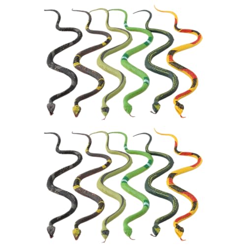 Mskmnkot Halloween Toy Gummi Snake Realistic Snake Toy Regenwald Reptile Fälschung für Party begünstigt Garten Requisiten 12 PCs, Fälschung Mskmnkot Halloween Toy Gummi Snake Realistic Snake Toy Regenwald Reptile Fälschung für Party begünstigt Garten Requisiten 12 PCs, Fälschung von Mskmnkot