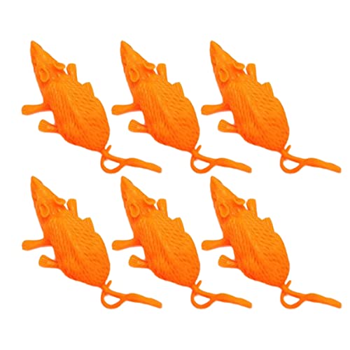 Mskmnkot Halloween gefälschte Ratten -Kunststoff -Simulation Ratten schreckliches Mausmodell Streichspielzeug für Spiel Orange Mskmnkot Halloween gefälschte Ratten -Kunststoff -Simulation Ratten schreckliches Mausmodell Streichspielzeug für Spiel Orange von Mskmnkot