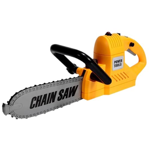 Mskmnkot Kids Chainsaw, Spielzeugkettensäge 1: 1 Scale Realistic Toy Battery Battery Powered Pädagogische Pädagogik, um ab Bauchmuskeln zu Spielen, Gelb, Gelb Mskmnkot Kids Chainsaw, Spielzeugkettensäge 1: 1 Scale Realistic Toy Battery Battery Powered Pädagogische Pädagogik, um ab Bauchmuskeln zu Spielen, Gelb, Gelb von Mskmnkot