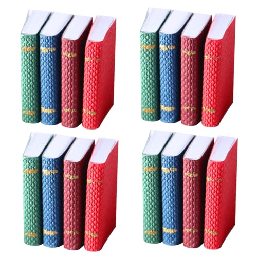 Mskmnkot Miniaturbücher, 16pcs 4 Farben 1/12 MINI -Bücher, Leer Mskmnkot Miniaturbücher, 16pcs 4 Farben 1/12 MINI -Bücher, Leer von Mskmnkot