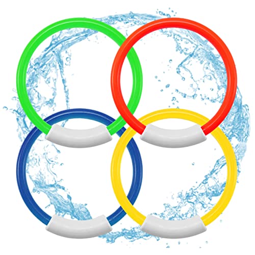 Mskmnkot Pool -Tauchspielzeug Unterwasser -Diving Ring Swimming Pool sinken Spielzeug für Spielschwimmtraining 4pcs runde Form Mskmnkot Pool -Tauchspielzeug Unterwasser -Diving Ring Swimming Pool sinken Spielzeug für Spielschwimmtraining 4pcs runde Form von Mskmnkot