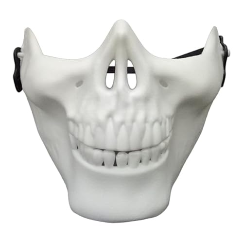 Mskmnkot Schädel Skelettmaske Halloween Maske Schädel Skelett Full Face Protector für Cosplay Masquerade Party Halloween Kostümparty Mskmnkot Schädel Skelettmaske Halloween Maske Schädel Skelett Full Face Protector für Cosplay Masquerade Party Halloween Kostümparty von Mskmnkot