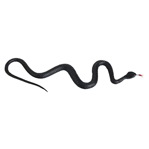 Mskmnkot Schlangenspielzeug, Gummi -Schlangenspielzeug lebhafter Simulationsstil Künstlicher Trick schwarz, Gummi Mskmnkot Schlangenspielzeug, Gummi -Schlangenspielzeug lebhafter Simulationsstil Künstlicher Trick schwarz, Gummi von Mskmnkot