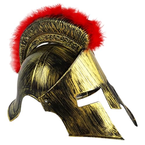 Mskmnkot Spartaner Helm mittelalterlicher Rüstungen Spartanische Kostüm Ancient Viking Roman Helm für Halloween Rollenspiele Cosplay Party, Sparta Mskmnkot Spartaner Helm mittelalterlicher Rüstungen Spartanische Kostüm Ancient Viking Roman Helm für Halloween Rollenspiele Cosplay Party, Sparta von Mskmnkot