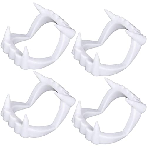Mskmnkot Vampire Zähne Cosplay Vampire Zähne Zahnersatz Halloween Party Cosplay Requisiten Scary Halloween Werwolf Zombie Zombie 4 PCs Mskmnkot Vampire Zähne Cosplay Vampire Zähne Zahnersatz Halloween Party Cosplay Requisiten Scary Halloween Werwolf Zombie Zombie 4 PCs von Mskmnkot