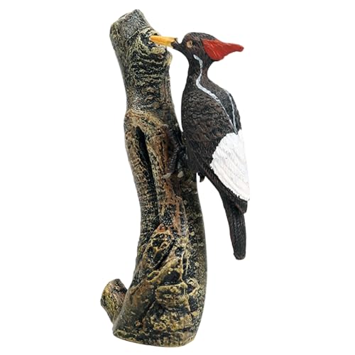 Mskmnkot Vogelfiguren, Vogelfiguren für Kinderwissenschaftsprojekte 4x2x1 realistische Schwarze Spechtplastik Tiermodelle, Spielzeug, Spielzeug von Mskmnkot