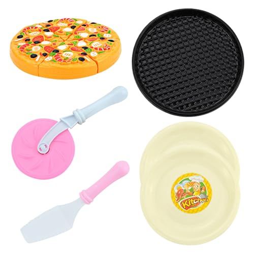 Pizzaspielzeug 11pcs/Set Simulative Pizza -Karren Spielzeug BPA kostenlos Plastikspiel spielen Lebensmittel mit Kochen und Schneiden Accessoires Küche Accessoires Rollenspiel Spielzeug für 3+ Jungen Pizzaspielzeug 11pcs/Set Simulative Pizza -Karren Spielzeug BPA kostenlos Plastikspiel spielen Lebensmittel mit Kochen und Schneiden Accessoires Küche Accessoires Rollenspiel Spielzeug für 3+ Jungen von Mskmnkot