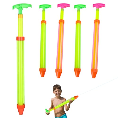 Water Squirter Water Gun Long Squirter für Kinder Pool Spielzeug 5pcs 43 cm Spaß Soaker Gun für Schwimmbad Strandgarten Outdoor (zufällige Farbe) von Mskmnkot