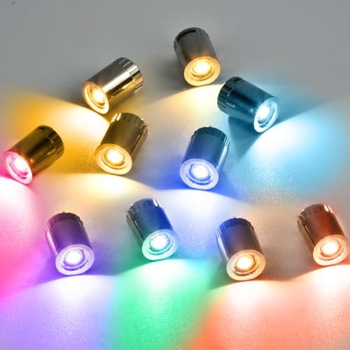 10 pcs Mini LED Licht, Micro LED Licht, LED Licht Mini mit Batterie, Mini LED Licht zum Kleben, Geeignet zum Dekorieren von Puppenhäusern, DIY-Kunsthandwerk (Buntes Licht) 10 pcs Mini LED Licht, Micro LED Licht, LED Licht Mini mit Batterie, Mini LED Licht zum Kleben, Geeignet zum Dekorieren von Puppenhäusern, DIY-Kunsthandwerk (Buntes Licht) von Mstnoixgc
