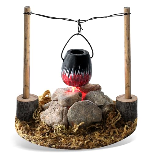 LED-Lagerfeuer Wichtel Zubehör Weihnachten, Mini Lagerfeuer, Puppenhaus Lagerfeuer, Wichtel Zubehör, Miniatur Wichtel Zubehör, Puppenhaus Zubehör von Mstnoixgc