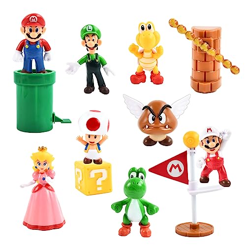 Mstnoixgc 12 Stück Tortendeko bros figuren, super bros figuren set, super bros actionfiguren,mini Spielzeugfiguren,super bros figuren für torte,dekoration cake topper Mstnoixgc 12 Stück Tortendeko bros figuren, super bros figuren set, super bros actionfiguren,mini Spielzeugfiguren,super bros figuren für torte,dekoration cake topper von Mstnoixgc