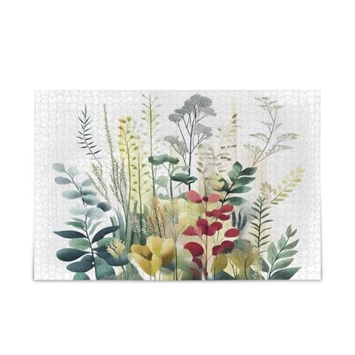 Msyxl Botanische Blätter Puzzle 500 Teile - Holzpuzzle für Familienspiele - Geeignet für Jugendliche und Erwachsene Msyxl Botanische Blätter Puzzle 500 Teile - Holzpuzzle für Familienspiele - Geeignet für Jugendliche und Erwachsene von Msyxl