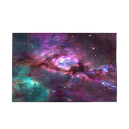 Msyxl Buntglas-Galaxie-Puzzle 500 Teile - Holzpuzzle für Familienspiele - Geeignet für Jugendliche und Erwachsene Msyxl Buntglas-Galaxie-Puzzle 500 Teile - Holzpuzzle für Familienspiele - Geeignet für Jugendliche und Erwachsene von Msyxl