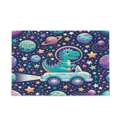 Msyxl Cartoon Space Dinosaurier Puzzle 500 Teile Holzpuzzle für Familienspiele Geeignet für Jugendliche und Erwachsene Msyxl Cartoon Space Dinosaurier Puzzle 500 Teile Holzpuzzle für Familienspiele Geeignet für Jugendliche und Erwachsene von Msyxl