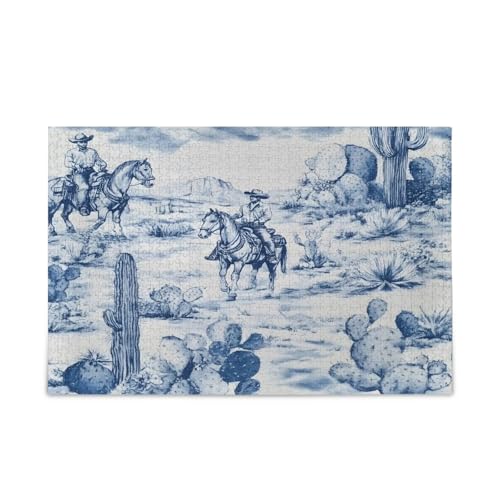 Msyxl Cowboys Puzzle 500 Teile - Holzpuzzle für Familienspiele - Geeignet für Jugendliche und Erwachsene Msyxl Cowboys Puzzle 500 Teile - Holzpuzzle für Familienspiele - Geeignet für Jugendliche und Erwachsene von Msyxl