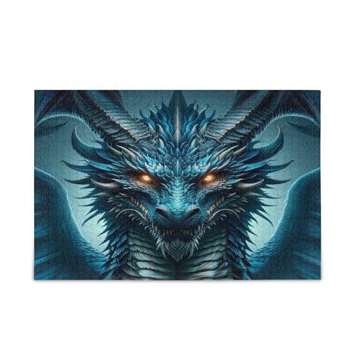 Msyxl Dragon Face Front Puzzle 1000 Teile - Holzpuzzle für Familienspiele - Geeignet für Jugendliche und Erwachsene Msyxl Dragon Face Front Puzzle 1000 Teile - Holzpuzzle für Familienspiele - Geeignet für Jugendliche und Erwachsene von Msyxl