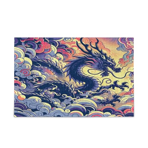 Msyxl Dragon Smoke Fantasy Puzzle 1000 Teile Holzpuzzle für Familienspiele Geeignet für Jugendliche und Erwachsene Msyxl Dragon Smoke Fantasy Puzzle 1000 Teile Holzpuzzle für Familienspiele Geeignet für Jugendliche und Erwachsene von Msyxl