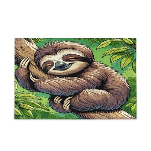 Msyxl Faultier Umarmungspuzzle 1000 Teile - Holzpuzzle für Familienspiele - Geeignet für Jugendliche und Erwachsene Msyxl Faultier Umarmungspuzzle 1000 Teile - Holzpuzzle für Familienspiele - Geeignet für Jugendliche und Erwachsene von Msyxl