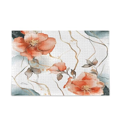 Msyxl Flower Dot Ink Texture Puzzle 1000 Teile - Holzpuzzle für Familienspiele - Geeignet für Jugendliche und Erwachsene Msyxl Flower Dot Ink Texture Puzzle 1000 Teile - Holzpuzzle für Familienspiele - Geeignet für Jugendliche und Erwachsene von Msyxl