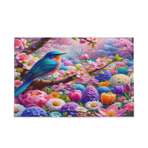 Msyxl Frühlingsblume Vogel Puzzle 1000 Teile Holzpuzzle für Familienspiele Geeignet für Jugendliche und Erwachsene Msyxl Frühlingsblume Vogel Puzzle 1000 Teile Holzpuzzle für Familienspiele Geeignet für Jugendliche und Erwachsene von Msyxl
