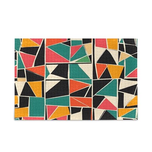Msyxl Geometrische Textur Puzzle 1000 Teile Holzpuzzle für Familienspiele Geeignet für Jugendliche und Erwachsene Msyxl Geometrische Textur Puzzle 1000 Teile Holzpuzzle für Familienspiele Geeignet für Jugendliche und Erwachsene von Msyxl