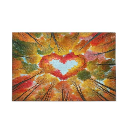Msyxl Herbst Herz Himmel Puzzle 1000 Teile Holzpuzzle für Familienspiele Geeignet für Jugendliche und Erwachsene Msyxl Herbst Herz Himmel Puzzle 1000 Teile Holzpuzzle für Familienspiele Geeignet für Jugendliche und Erwachsene von Msyxl