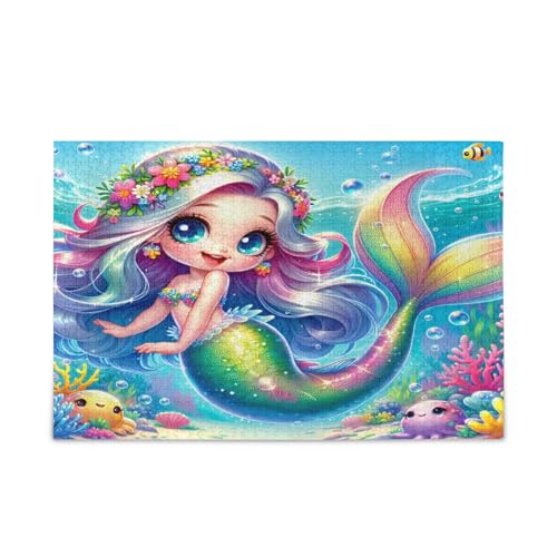 Msyxl Niedliche animierte Meerjungfrau Puzzle 1000 Teile Holzpuzzle für Familienspiele Geeignet für Jugendliche und Erwachsene Msyxl Niedliche animierte Meerjungfrau Puzzle 1000 Teile Holzpuzzle für Familienspiele Geeignet für Jugendliche und Erwachsene von Msyxl