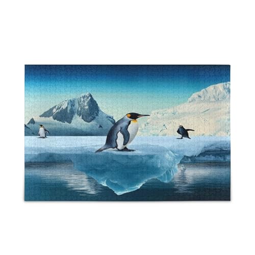 Msyxl Pinguin Glacier Puzzle 1000 Teile - Holzpuzzle für Familienspiele - Geeignet für Jugendliche und Erwachsene Msyxl Pinguin Glacier Puzzle 1000 Teile - Holzpuzzle für Familienspiele - Geeignet für Jugendliche und Erwachsene von Msyxl