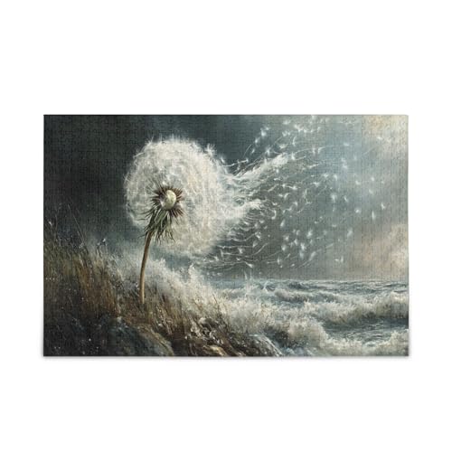 Msyxl Pusteblume Puzzle 1000 Teile - Holzpuzzle für Familienspiele - Geeignet für Jugendliche und Erwachsene Msyxl Pusteblume Puzzle 1000 Teile - Holzpuzzle für Familienspiele - Geeignet für Jugendliche und Erwachsene von Msyxl