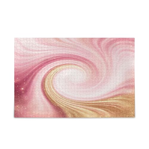 Msyxl Rosa Gold Textur Puzzle 1000 Teile Holzpuzzle für Familienspiele Geeignet für Jugendliche Erwachsene Msyxl Rosa Gold Textur Puzzle 1000 Teile Holzpuzzle für Familienspiele Geeignet für Jugendliche Erwachsene von Msyxl