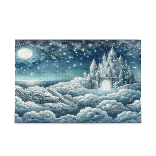 Msyxl Soft Cloud Castle Puzzle 1000 Teile - Holzpuzzle für Familienspiele - Geeignet für Jugendliche und Erwachsene Msyxl Soft Cloud Castle Puzzle 1000 Teile - Holzpuzzle für Familienspiele - Geeignet für Jugendliche und Erwachsene von Msyxl