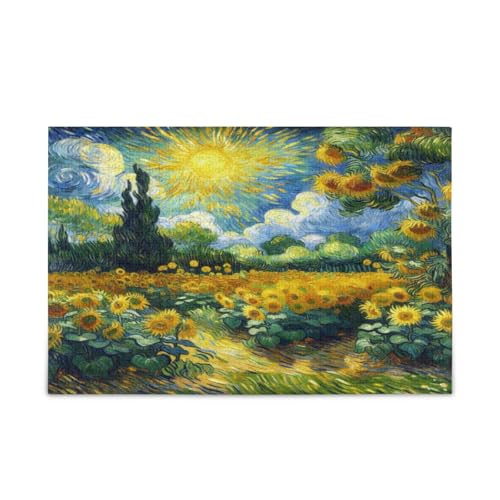 Msyxl Sonnenblumen-Gartenpuzzle 1000 Teile Holzpuzzle für Familienspiele Geeignet für Jugendliche und Erwachsene Msyxl Sonnenblumen-Gartenpuzzle 1000 Teile Holzpuzzle für Familienspiele Geeignet für Jugendliche und Erwachsene von Msyxl