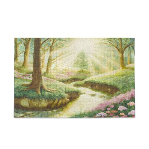 Msyxl Sunlit Meadow Roots Puzzle 500 Teile - Holzpuzzle für Familienspiele - Geeignet für Jugendliche und Erwachsene Msyxl Sunlit Meadow Roots Puzzle 500 Teile - Holzpuzzle für Familienspiele - Geeignet für Jugendliche und Erwachsene von Msyxl