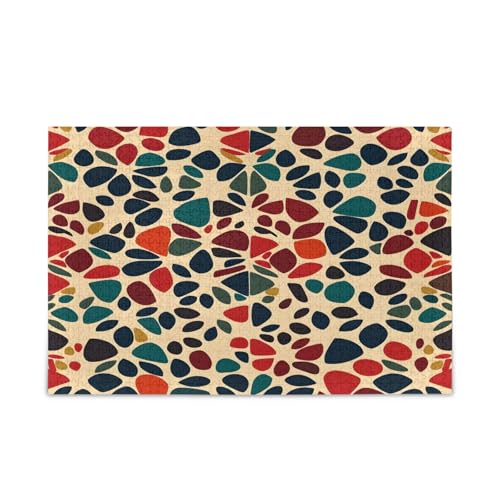 Msyxl Vintage Pebbles Puzzle 1000 Teile Holzpuzzle für Familienspiele Geeignet für Jugendliche und Erwachsene von Msyxl