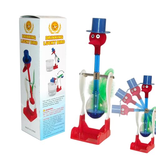 Mtibfv Drinking Lucky Bird,Glücksvogel Trinken, Non Stop Flüssigkeit Trinkglas Vogel Lustiger Vogel Trinkwasser Schreibtisch Spielzeug,Prank Toy Interaktive Entwicklung Bildungsspielzeug Für Kinder-A Mtibfv Drinking Lucky Bird,Glücksvogel Trinken, Non Stop Flüssigkeit Trinkglas Vogel Lustiger Vogel Trinkwasser Schreibtisch Spielzeug,Prank Toy Interaktive Entwicklung Bildungsspielzeug Für Kinder-A von Mtibfv
