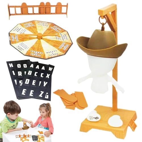 Mtibfv Magnetic Hangman Mystery Word Guessing Game,Hangman Magnetic Word Game,Glowing In The Dark Travel Game, Thinking Words Games,Fun Guessing The Word Board Games, Creative Gathering Toys-A von Mtibfv