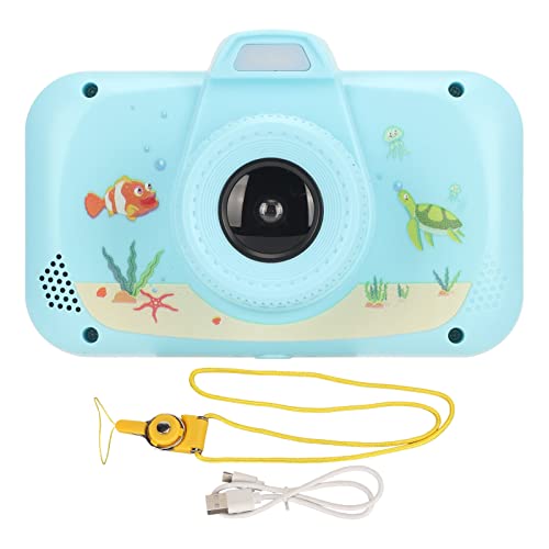 MTLavish 3,5in Kinder Selfie HD Digitale Spielzeugkamera für 3 bis 10 Jahre alte Mädchen mit Multi -Funktion 8X Digital Zoom Dual -Kameras 1080p 20m Pixel und 650 -mAh -Akku für (Blau) von Mtlavishness