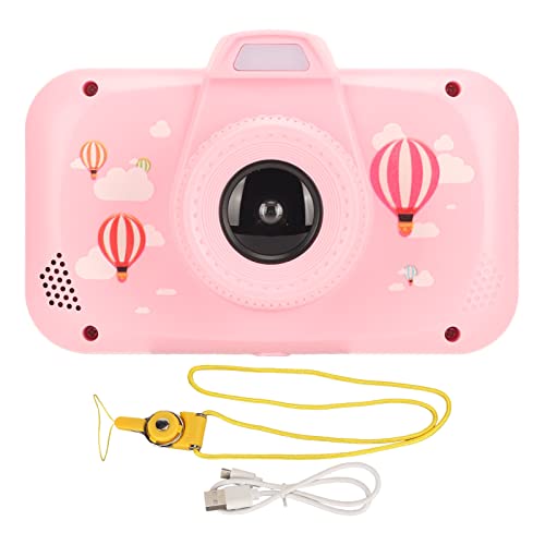 MTLavish 3,5in Kinder Selfie HD Digitale Spielzeugkamera für 3 bis 10 Jahre alte Mädchen mit Multi -Funktion 8X Digital Zoom Dual -Kameras 1080p 20m Pixel und 650 -mAh -Akku für (Rosa) von Mtlavishness