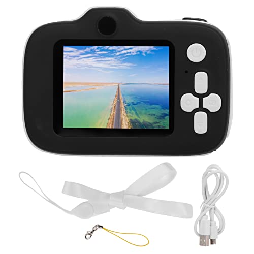 Mtlavish Cartoon tragbares Kleinkind Digitales Videokamera Spielzeug mit Mehreren Funktionen für Happy Momente der Kinder 2 0in IPS Bildschirm 2000W Pixel 600mAh Batterie (Weiß) von Mtlavishness
