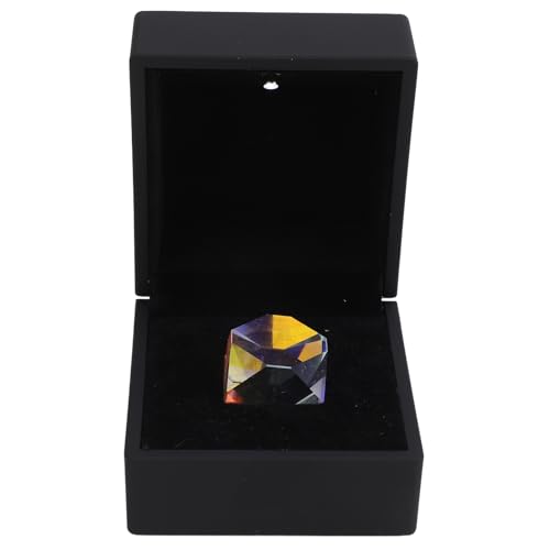Mtlavish Color Cube Prisma K9 Optische Kristallglas Polyeder RGB Dispersion Prisma ideal für Physik Unterricht Kunstdekor und Fotografie kompakt 20 mm Größe Nicht einfach zu von Mtlavishness