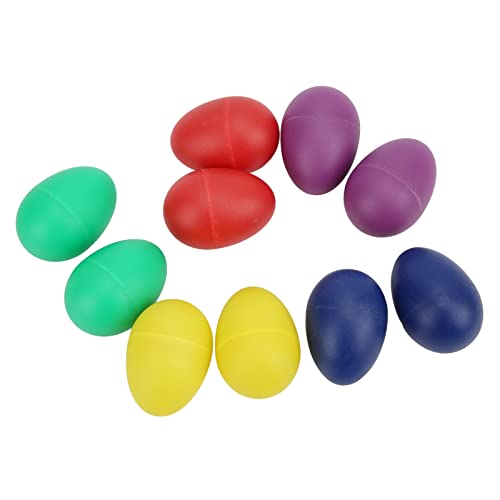 Mtlavish Mini Musical Eggs Bunte Handplastikeisschüttler Ideales Percussion Musical Instrument Toy für das Rhythmus -Training von Kindern sind in 10 Stück Set mit kompakter Größe Mtlavish Mini Musical Eggs Bunte Handplastikeisschüttler Ideales Percussion Musical Instrument Toy für das Rhythmus -Training von Kindern sind in 10 Stück Set mit kompakter Größe von Mtlavishness