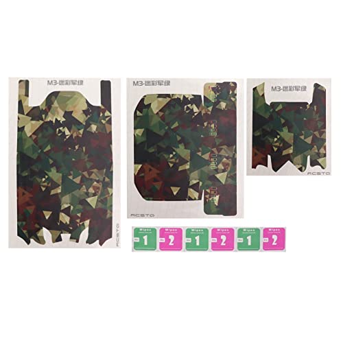 Mtlavish PVC -Drohnenaufkleber dekoratives einzigartiges Muster Personalisierte Abziehbilder Klebstoff für Mavic 3 Effektiver Schutz Nachdenklicher Batterieerinnerung Multi (OD Green) von Mtlavishness