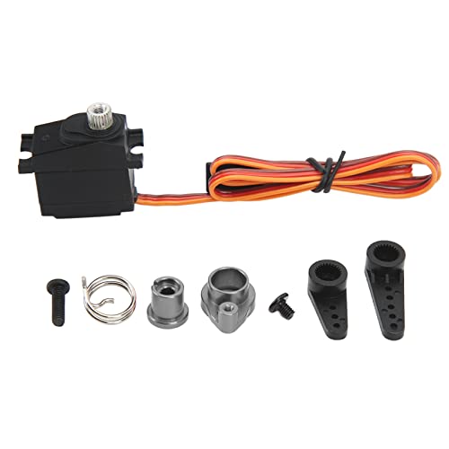 Mtlavish Premium RC Car Metal Metal Servo Tief Rausch wasserdicht Stabiler Metallgetriebe -Servos mit 25T -Puffer -Servo Arm für RC -Autos ideal für Traxxas Klettern Bikes (Du färbte) von Mtlavishness