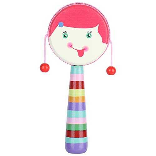 Mtlavish Rassle Toy Drum Hand Instrument tragbarer Musik -Cartoon für Baby Kleinkind Kinder Kinder Mtlavish Rassle Toy Drum Hand Instrument tragbarer Musik -Cartoon für Baby Kleinkind Kinder Kinder von Mtlavishness