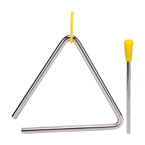 Mtlavish Triangle Hand Percussion Metal Instrument mit Stürmer leicht zu Spielen und ideal für Musikanfänger und Bildung, die sowohl für die Heim- als auch für die Schulpraxis aus Mtlavish Triangle Hand Percussion Metal Instrument mit Stürmer leicht zu Spielen und ideal für Musikanfänger und Bildung, die sowohl für die Heim- als auch für die Schulpraxis aus von Mtlavishness
